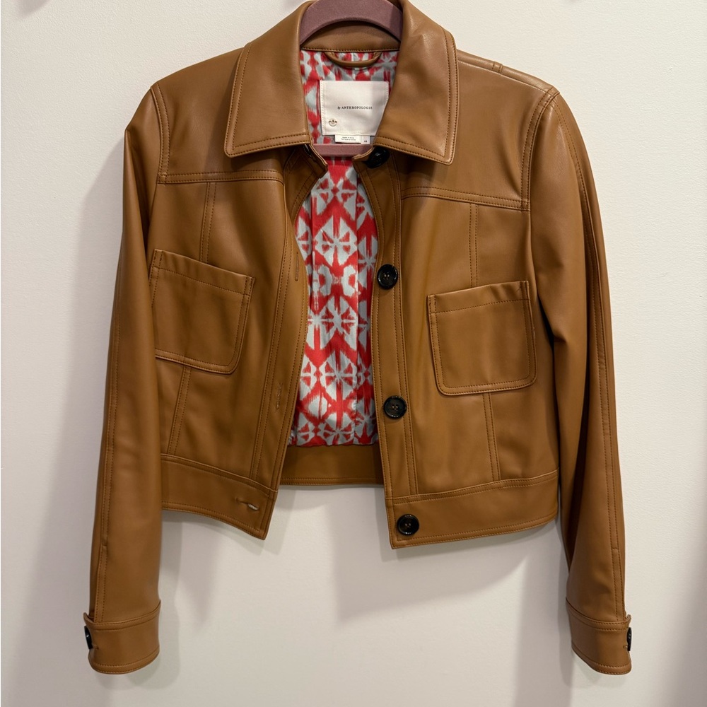 Anthropologie Faux Leather Women's Jacket